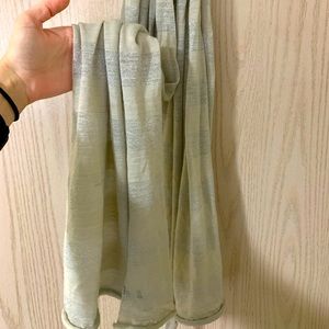 J. Crew scarf, light gray